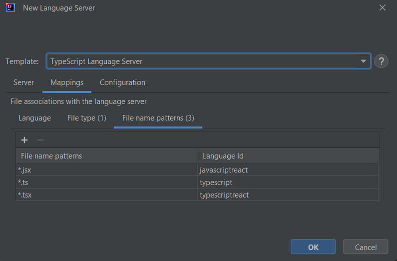 File name patterns